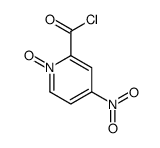 2-Pyridinecarbonyl chloride, 4-nitro-, 1-oxide (9CI)