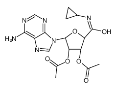 [(2S,3S,4R,5R)-4-acetyloxy-5-(6-aminopurin-9-yl)-2-(cyclopropylcarbamoyl)oxolan-3-yl] acetate