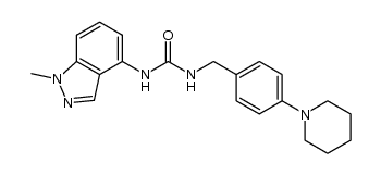 N-(1-methyl-1H-indazol-4-yl)-N'-[4-(1-piperidinyl)benzyl]urea
