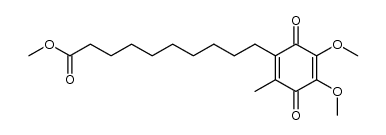 2,3-dimethoxy-5-methyl-6-(9'-methoxycarbonylnonyl)-1,4-benzoquinone
