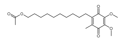 2,3-dimethoxy-5-methyl-6-(10'-acetoxydecyl)-1,4-benzoquinone