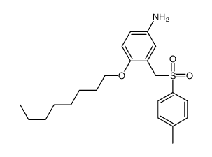 3-[(4-methylphenyl)sulfonylmethyl]-4-octoxyaniline