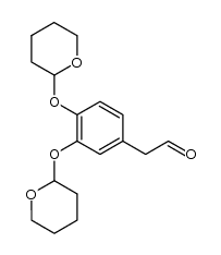 3,4-bis(tetrahydropyran-2-yloxy)phenylacetaldehyde