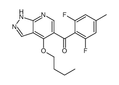 (4-丁氧基-1H-吡唑并[3,4-b]吡啶-5-基)(2,6-二氟-4-甲基苯基)甲酮