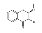 trans-2-Methoxy-3-bromochromanon