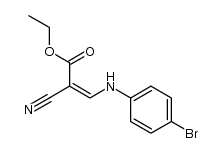(Z)-ethyl 3-((4-bromophenyl)amino)-2-cyanoacrylate