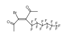 3-bromo-4-tridecafluorohexyl-hex-3-ene-2,5-dione