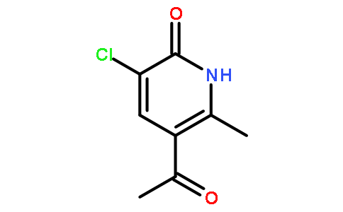 5-乙酰基-3-氯-6-甲基-2(1h)-吡啶酮