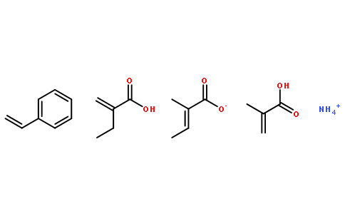 2-甲基-2-丙烯酸與苯乙烯,2-丙烯酸乙酯和2-甲基-2-丙烯酸甲酯的聚合