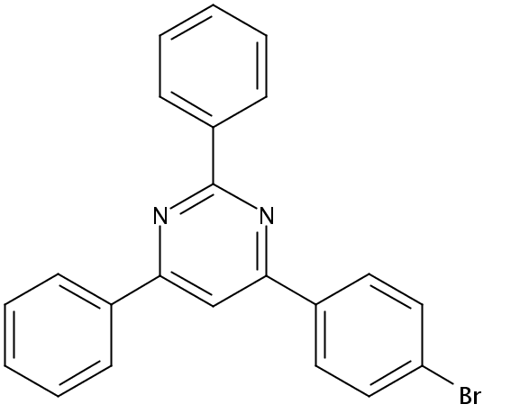 4-(4-溴苯基）-2，6-二苯基嘧啶