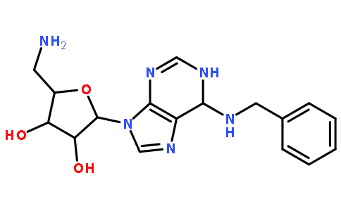 (2R,3S,4R,5R)-2-(氨基甲基)-5-(6-(苄基氨基)-1H-嘌呤-9(6H)-基)四氢呋喃-3,4-二醇