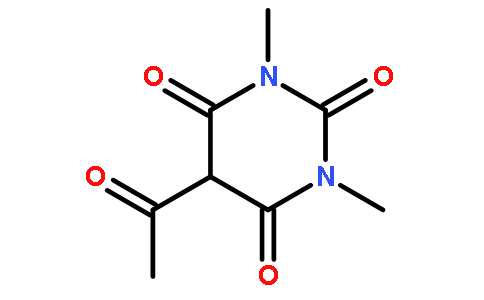 5-乙酰基-1，3-二甲基巴比妥酸