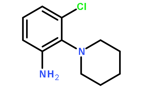 2-(1-哌啶基)-3-氯苯胺