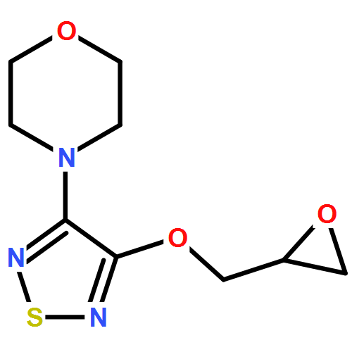 外消旋4-[4-(环氧乙烷基甲氧基)-1,2,5-噻二唑-3-基]吗啉