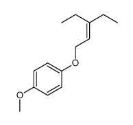 1-(3-ethylpent-2-enoxy)-4-methoxybenzene