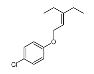1-chloro-4-(3-ethylpent-2-enoxy)benzene