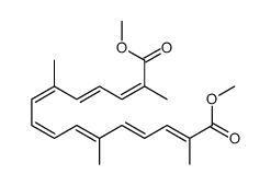 dimethyl (2E,4E,6E,8E,10E,12E,14E)-2,6,11,15-tetramethylhexadeca-2,4,6,8,10,12,14-heptaenedioate