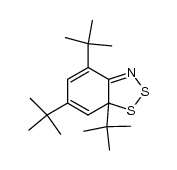 2,4,6-tri-tert-butyl-7,8,9-dithiazabicyclo[4.3.0]nona-1(9),2,4-triene