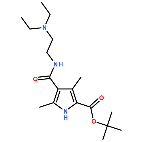 4-((2-(二乙基氨基)乙基)氨基甲酰基)-3,5-二甲基-1H-吡咯-2-羧酸叔丁酯