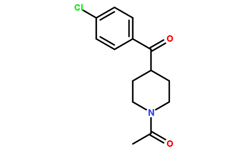 1-[4-(4-氯苯甲酰基)哌啶-1-基]乙酮