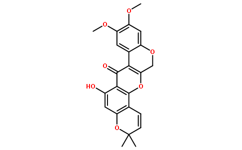 去氢毒灰叶酚; 6A,12A-二去氢-alpha-毒灰叶酚对照品(标准品) | 59086-93-0