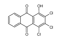 1-hydroxy-2,3,4-trichloroanthraquinone