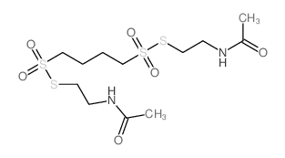 N-[2-[4-(2-acetamidoethylsulfanylsulfonyl)butylsulfonylsulfanyl]ethyl]acetamide