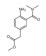 methyl 2-[4-amino-3-(dimethylcarbamoyl)phenyl]acetate