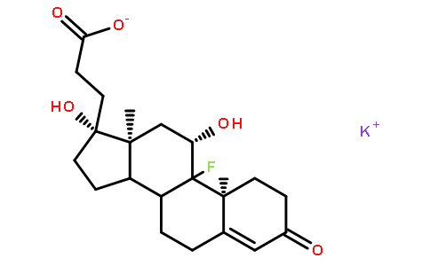 9-alpha-氟-11-beta-,17-二羟基-3-氧基-4-雄甾酮-17-alpha-丙酸钾