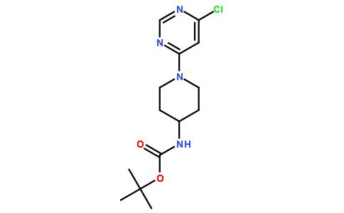 tert-Butyl (1-(6-chloropyrimidin-4-yl)piperidin-4-yl)carbamate