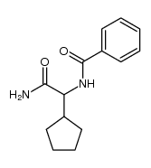 N-Benzoyl-α-cyclopentylglycine amide