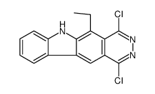 1,4-dichloro-5-ethyl-6H-pyridazino[4,5-b]carbazole