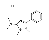 N,N,1,2-tetramethyl-5-phenyl-1,3-dihydropyrazol-1-ium-3-amine,iodide