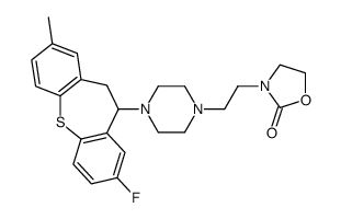 3-[2-[4-(3-fluoro-8-methyl-5,6-dihydrobenzo[b][1]benzothiepin-5-yl)piperazin-1-yl]ethyl]-1,3-oxazolidin-2-one
