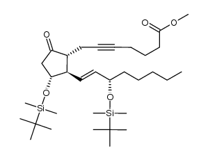 5,6-Didehydro-11,15-O-bis(tert-butyldimethylsilyl)PGE2 methyl ester