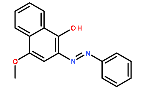 4-甲氧基-2-偶氮苯基-1-萘酚