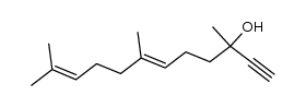 3-hydroxy-3,7,11-trimethyl-dodeca-6,10-dien-1-yne