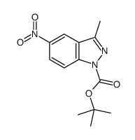 3-甲基-5-硝基-1H-吲唑-1-羧酸叔丁酯