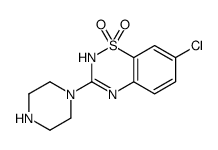 7-chloro-3-piperazin-1-yl-4H-1λ6,2,4-benzothiadiazine 1,1-dioxide