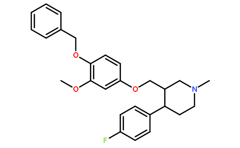 (3S,4R)-3-{[4-(苄氧基)-3-甲氧基苯氧基]甲基}-4-(4-氟苯基)-1-甲基哌啶