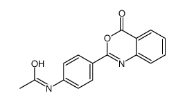 N-[4-(4-oxo-3,1-benzoxazin-2-yl)phenyl]acetamide