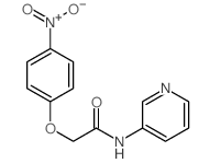 2-(4-nitrophenoxy)-N-pyridin-3-ylacetamide