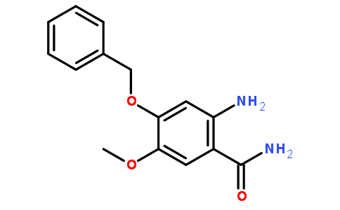 2-氨基-4-苄氧基-5-甲氧基苯甲酰胺