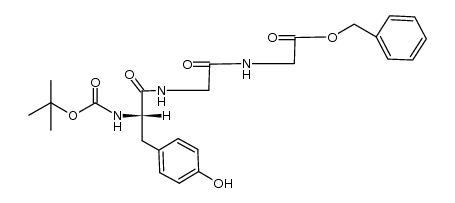 Tert-butyloxycarbonyltyrosyl-glycyl-glycine Benzyl Ester