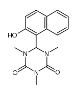 6-(2-hydroxy-naphthalen-1-yl)-1,3,5-trimethyl-[1,3,5]triazinane-2,4-dione