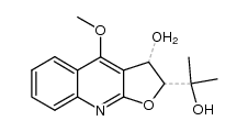 2-(1-hydroxy-1-methyl-ethyl)-4-methoxy-2,3-dihydro-furo[2,3-b]quinolin-3-ol