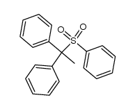 (1-(phenylsulfonyl)ethane-1,1-diyl)dibenzene
