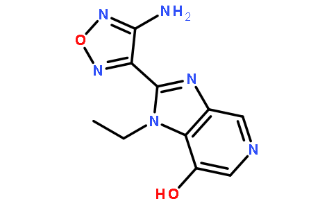 2-(4-氨基-1,2,5-噁二唑-3-基)-1-乙基-1H-咪唑并[4,5-c]吡啶-7-醇