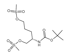 (S)-2-(tert-butoxycarbonylamino)pentane-1,5-diyl dimethanesulfonate