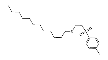 (Z)-dodecyl(2-tosylvinyl)sulfane